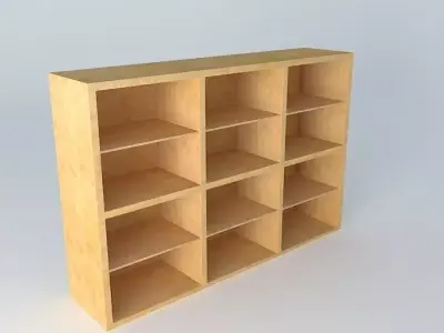 Cabinet Shelf DOORS HREG6FP 12 17 BRW Milano Oak 3D model