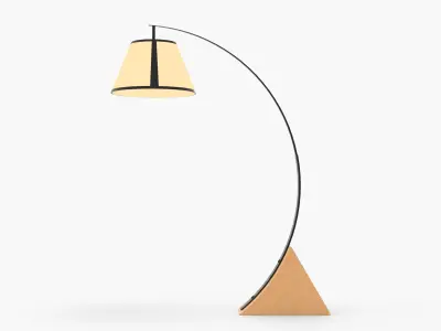 Floor Lamp Minimalist Low-poly 3D model
