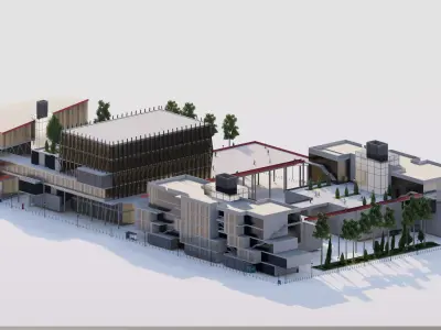 Furniture Academy Project-Museum complex 3D model