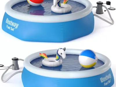 Inflatable Pool Bestway  3D model