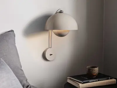 Flowerpot Wall Lamp Free 3D model