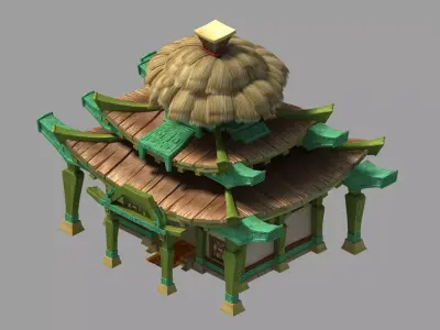 Town House - Main Hall 3D model