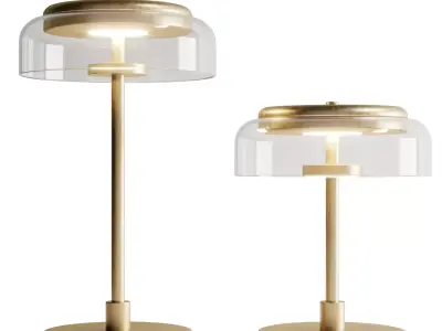 blossi table lamp Low-poly 3D model