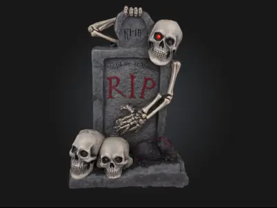 Graveyard Specter  Haunting Spirit of the Forgotten 3D model