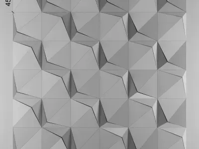 3d panel 03 Low-poly 3D model