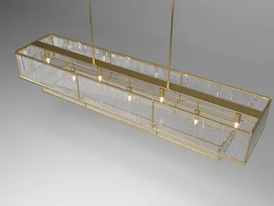 MARAIS LINEAR CHANDELIER 3D model