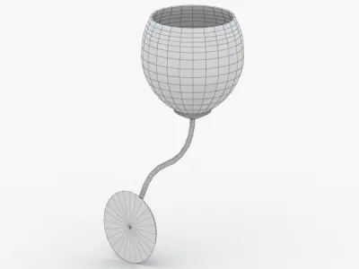 1479 - Bra Lamp Low-poly 3D model