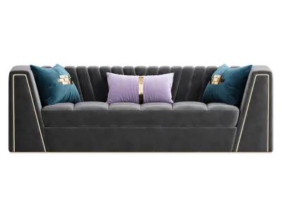 Modern Couch Floor Sofa 3D model