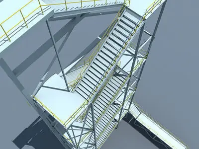 Industrial Tower 2 3D model