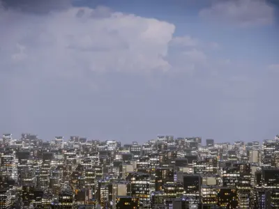 City Generators Low-poly 3D model