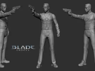 Blade Trinity 3D print model