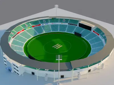 Cricket Stadium 3D model
