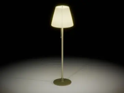 Lamp standing 01 3D model