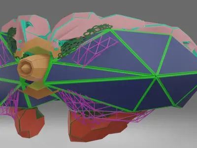 Sci-Fi Scanner Drone 3D model