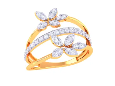 Women Ring MTL 3dm STL OBJ FBX Details 3D print model 26