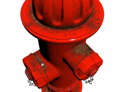 3D model HYDRANT fire Low-poly 3D model