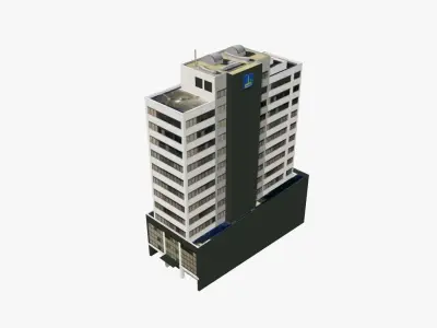 157 Ann Street Low-poly 3D model