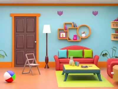 KIDS ROOM 3D model