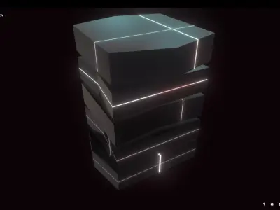  building Low-poly 3D model