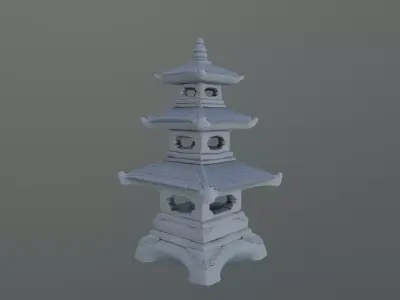 shogun japan props 3D model