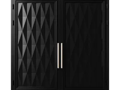 Gate black loft 015 3D model