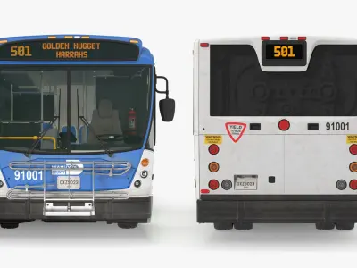  Bus Nabi Model 416 Miami Dade Transit 