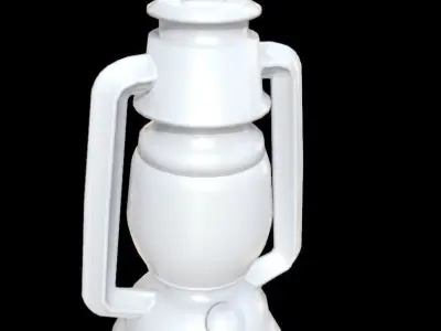 Mine Lantern Low-poly 3D model