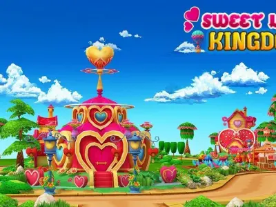 Sweet Love Kingdom Low-poly 3D model