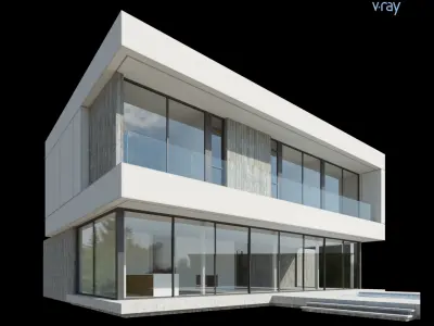 Modern Villa Design 020 3D model