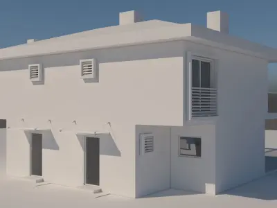 Modern Summer House  3D model