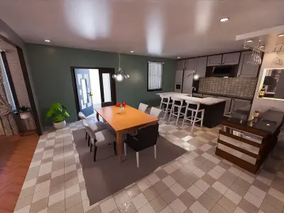 American House 3D model