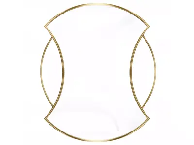 Mirror in a metal frame GZ-M1084 3D model