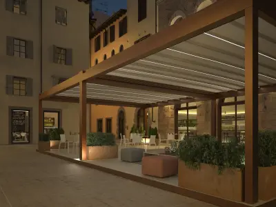 Square in Firenze - Piazza signoria Firenze 3D model
