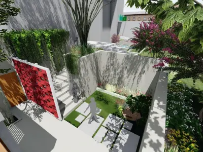 Contemporary Residence in Udaipur  3D model