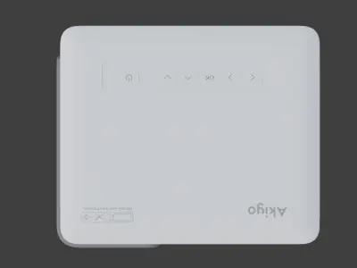 Mini projector akiyo 1080p 3D model
