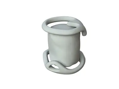 SciFi Shape Object Low Poly Low-poly 3D model