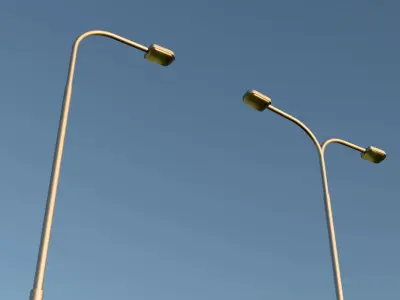 Street Light Poles Free 3D model