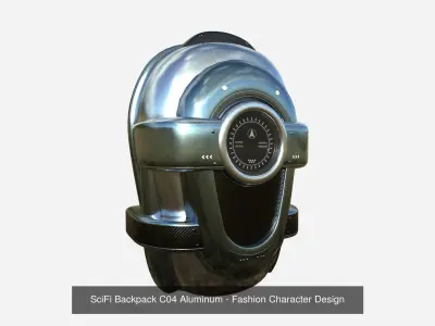 10 SciFi Backpack C Collection - Fashion Character Design