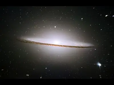 Sombrero Galaxy 3D model