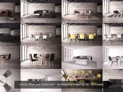 Home and Office - Architectural Models vol 04 3D Model Pack