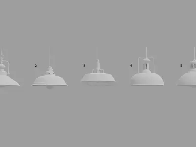 Pendant light ceiling 3D model