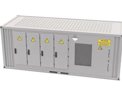 Container Energy Storage System 3D model