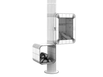 Grappus Fireplace 3D model