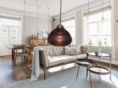 Industrial Lamp Shade Decor Retro IKEA Compatible 3D print model