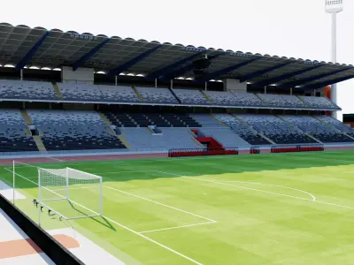 King Baudouin Stadium - Brussels Belgium 3D model