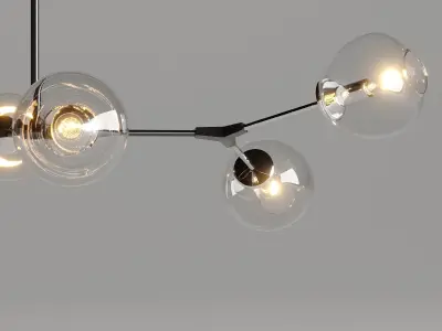 Catalyst branched chandelair 3D model