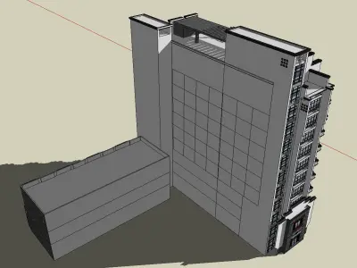 vacation spot-Resort-Fashion Leisure Hotel-0253 3D model
