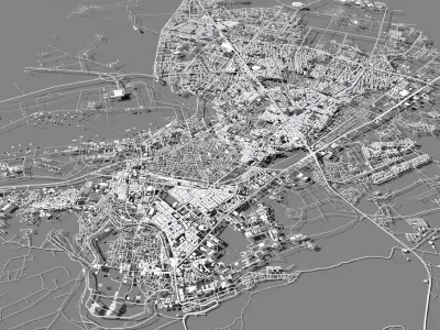 Cityscape Diyarbakir Turkey 3D model