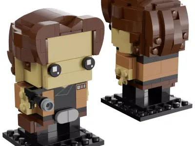 Lego Brickheadz - 41608 Han Solo 3D model