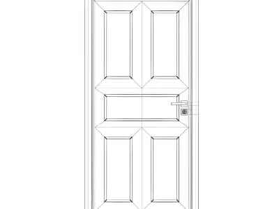 Interior Door 3D model